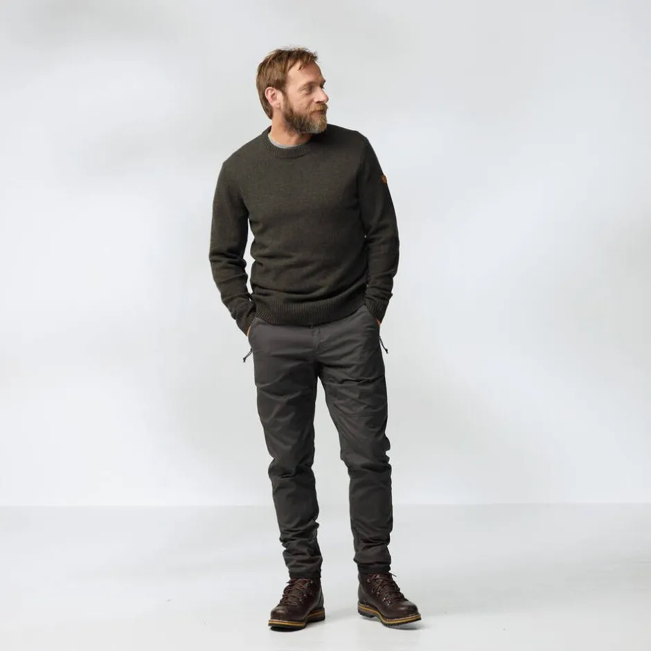 Fju00e4llru00e4ven Paidat Ja Neuleet*Fjällräven neule Övik Round-neck Sweater 560 Navy