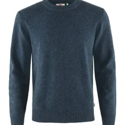 Fju00e4llru00e4ven Paidat Ja Neuleet*Fjällräven neule Övik Round-neck Sweater 560 Navy