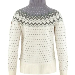 Fju00e4llru00e4ven Paidat, Neuleet Ja Topit*Fjällräven neuletakki Övik Knit Cardigan W 113-055 Chalk White-Flint Grey