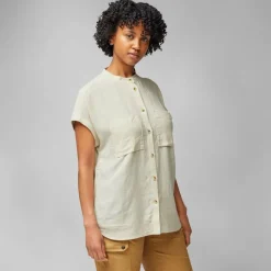 Fju00e4llru00e4ven Paidat, Neuleet Ja Topit*Fjällräven paita Övik Hemp Shirt SS W 300 Dusty Rose