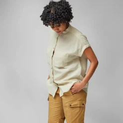Fju00e4llru00e4ven Paidat, Neuleet Ja Topit*Fjällräven paita Övik Hemp Shirt SS W 300 Dusty Rose