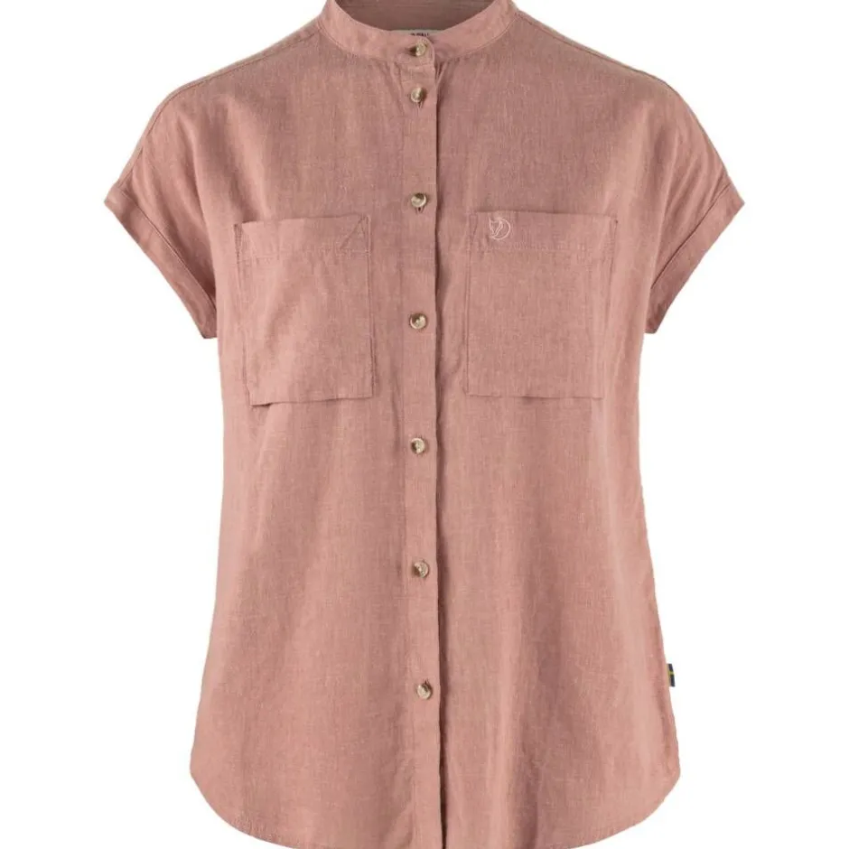 Fju00e4llru00e4ven Paidat, Neuleet Ja Topit*Fjällräven paita Övik Hemp Shirt SS W 300 Dusty Rose