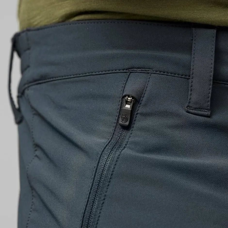 Fju00e4llru00e4ven Shortsit|Housut*Fjällräven shortsit Abisko Trail Stretch Shorts 555 Dark Navy