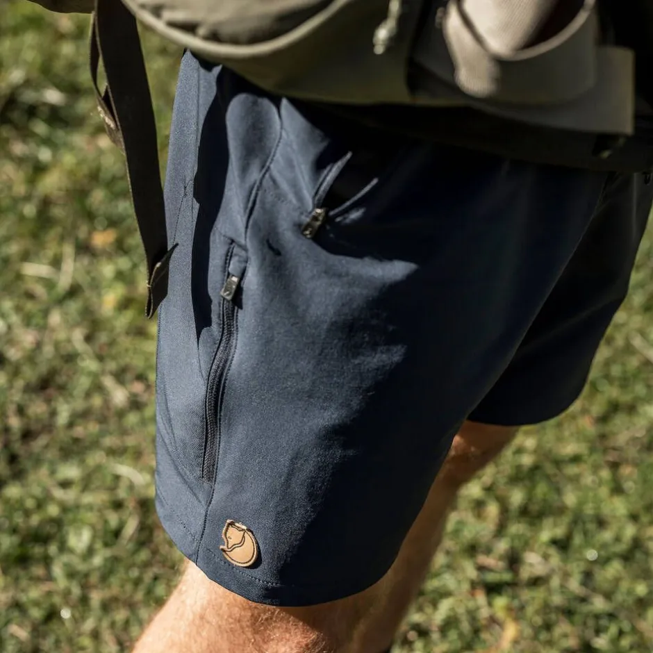 Fju00e4llru00e4ven Shortsit|Housut*Fjällräven shortsit Abisko Trail Stretch Shorts 555 Dark Navy