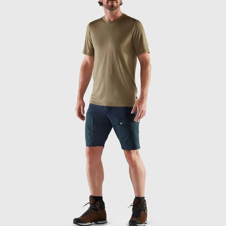 Fju00e4llru00e4ven Shortsit|Housut*Fjällräven shortsit Abisko Midsummer 030-550 Dark Grey-Black