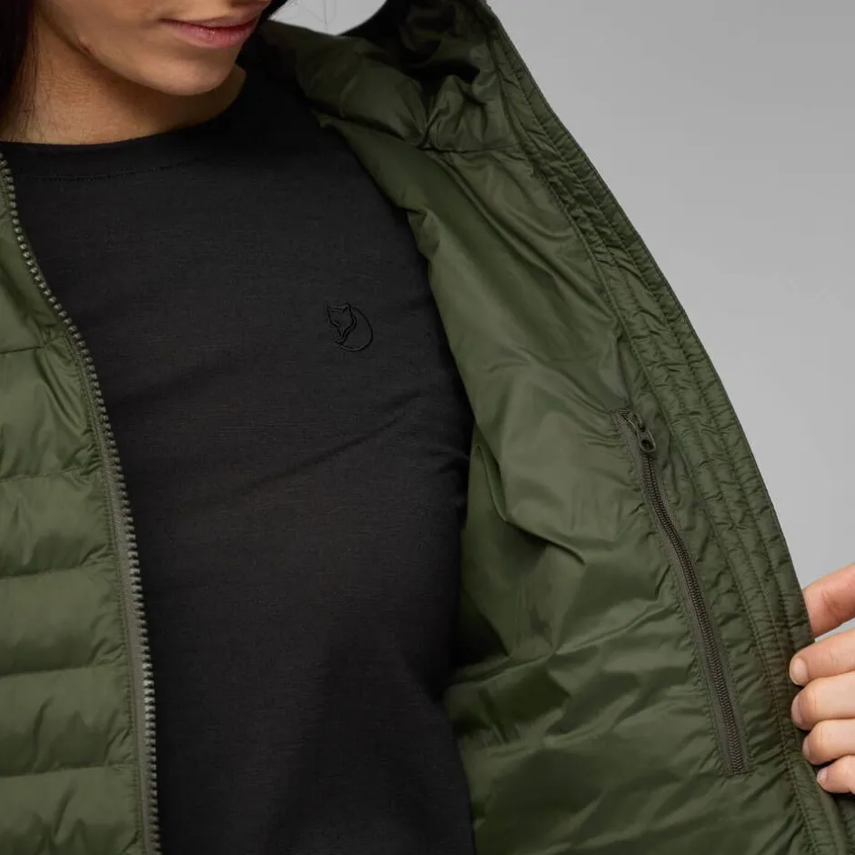 Fju00e4llru00e4ven Takit|Talvitakit*Fjällräven takki Expedition Lätt Hoodie W 614 Patina Green