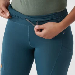 Fju00e4llru00e4ven Housut*Fjällräven tights Abisko Trekking Pro W 550-048 Black-Iron Grey
