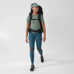 Fju00e4llru00e4ven Housut*Fjällräven tights Abisko Trekking Pro W 550-048 Black-Iron Grey