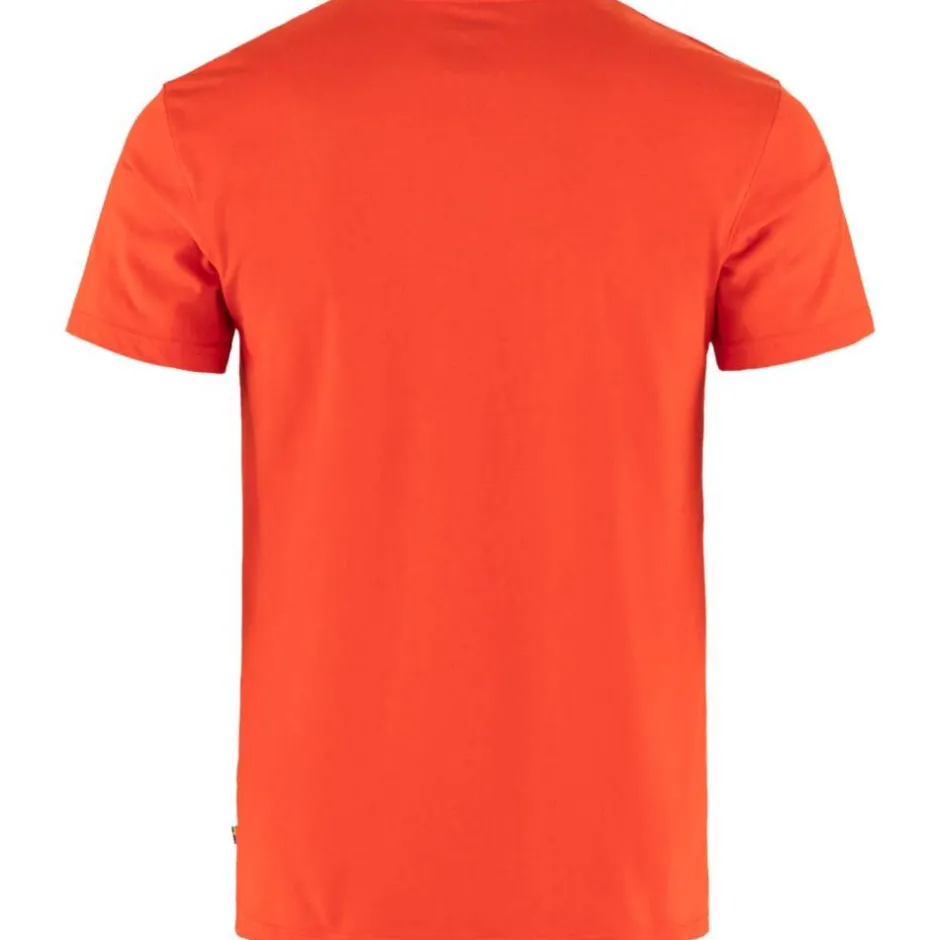 Fju00e4llru00e4ven Paidat Ja Neuleet*Fjällräven t-paita 1960 Logo 214 Flame Orange
