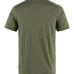 Fju00e4llru00e4ven Paidat Ja Neuleet*Fjällräven t-paita Abisko Wool Classic SS 625 Laurel Green
