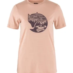 Fju00e4llru00e4ven Paidat, Neuleet Ja Topit*Fjällräven t-paita Abisko Wool Fox SS W 302-357 Chalk Rose-Port