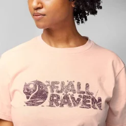 Fju00e4llru00e4ven Paidat, Neuleet Ja Topit*Fjällräven t-paita Lush Logo T-shirt W