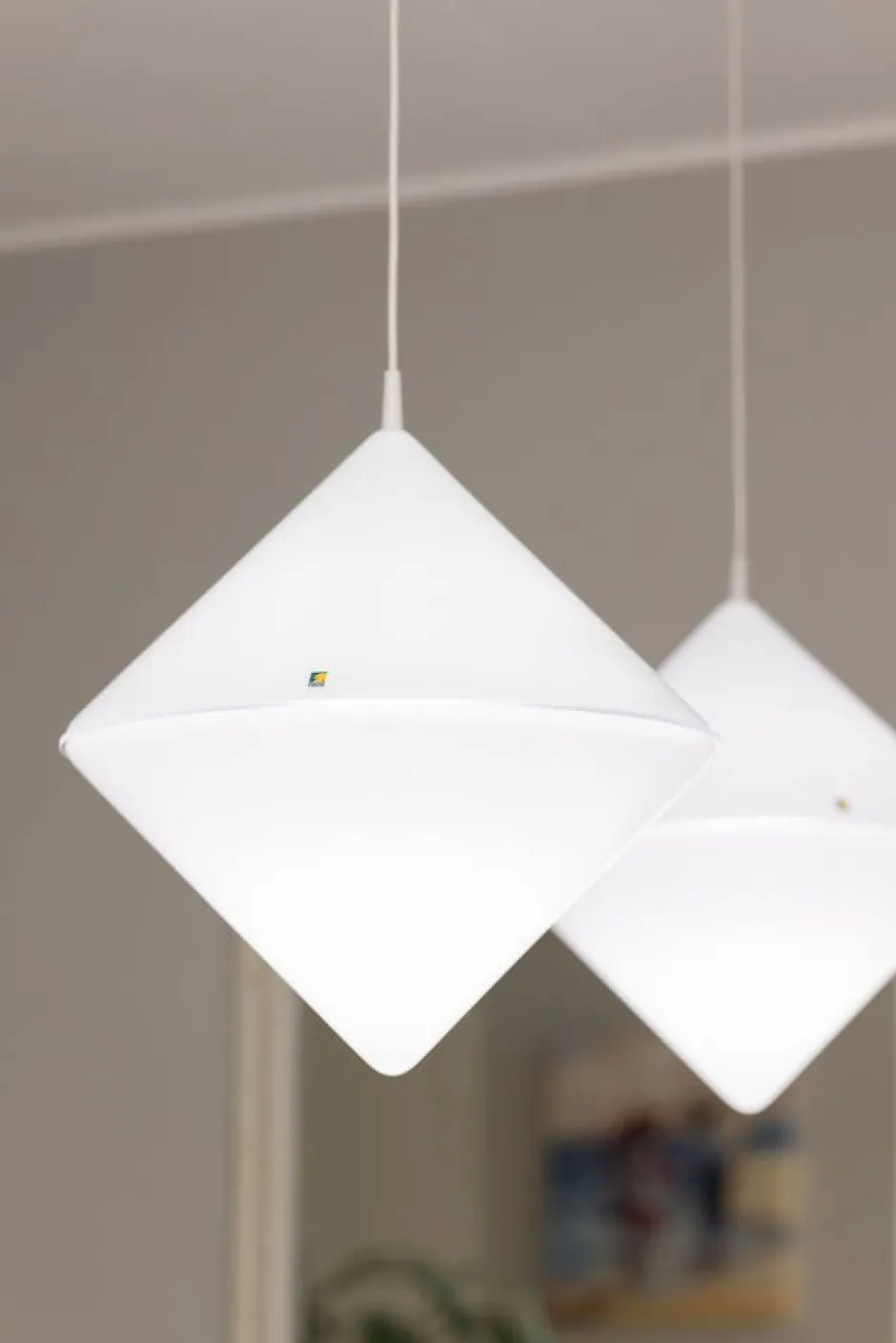 Fosto Sisustusvalaisimet*Diamond Ø 420 mm riippuvalaisin opal