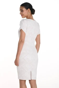 Frank Lyman Lyhyet Juhlamekot*mekko 258124 Vaalea beige / Hopea