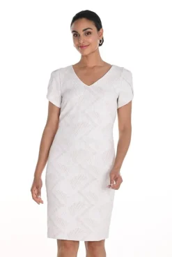 Frank Lyman Lyhyet Juhlamekot*mekko 258124 Vaalea beige / Hopea