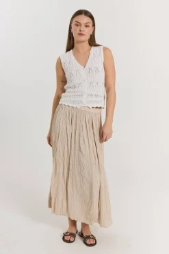 Freequent Hameet Ja Haalarit*hame FqNello-Skirt Moonbeam