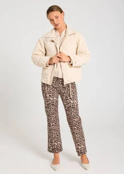 Freequent Housut*housut FqIsadora-pants Rainy Day w.Silver Mink