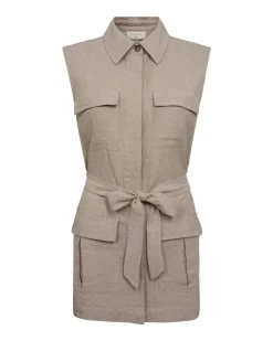 Freequent Liivit*liivi FqLava-waistcoat 204193 Sand melange