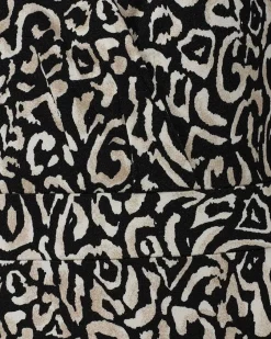Freequent Vapaa-Ajan Mekot*mekko FqAnne-dress Black w.Star Off-White