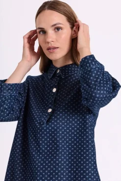 Freequent Vapaa-Ajan Mekot*mekko FqRinna-dress Dark Blue Denim