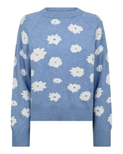 Freequent Neulepuserot*neule FqAlpi-pullover Vista Blue