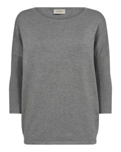 Freequent Neulepuserot*neule FqJone-Pu Medium Grey mlg / harmaa