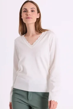 Freequent Neulepuserot*neule Fqkatie-pullover Star Offwhite