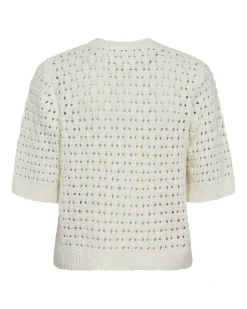 Freequent Neuletakit*neuletakki FqFlotta-cardigan Star Off-white