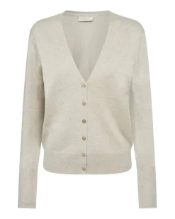 Freequent Neuletakit*neuletakki Fqkatie-cardigan Moonbeam /vaalea beige