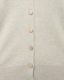 Freequent Neuletakit*neuletakki Fqkatie-cardigan Moonbeam /vaalea beige
