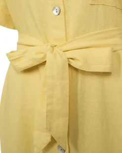 Freequent Vapaa-Ajan Mekot*paitamekko FqLava-shirtdress Goldfinch