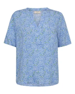 Freequent Puserot*pusero FqAdney-blouse Ultramarine w. Brilliant white / sininen