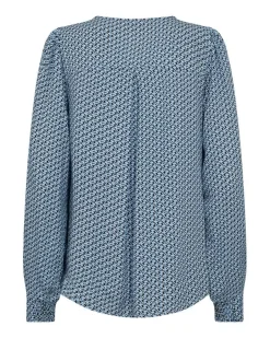 Freequent Puserot*pusero FqAdney-blouse Della robbia blue / Black