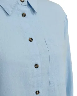 Freequent Puserot*pusero FqLava-Sh-Simple Chambray Blue