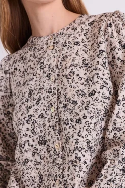Freequent Puserot*pusero FqMolli-shirt Moonbeam w. Black