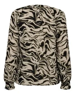 Freequent Puserot*Pusero FqNalia-blouse 204892 Deep Depths w. Moonbeam