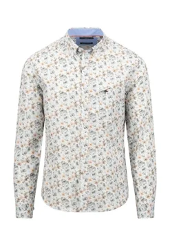 Fynch-Hatton Kauluspaidat*paita 1408 5010 718 Vaalea khaki