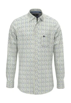 Fynch-Hatton Kauluspaidat*paita 1412 8220 722 Turf green