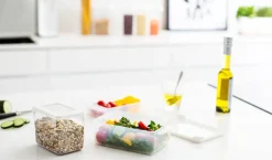 Smartstore Ruoansäilytys Ja Järjestys*Gastromax Tiiviörasia 1 L läpinäkyvä/valkoinen