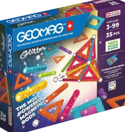 Geomag Leikkiaseet, Työkalut Ja Rakentelu*Glitter Panels 35 osaa