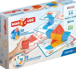 Geomag Leikkiaseet, Työkalut Ja Rakentelu|Vauva- Ja Taaperolelut*Magicube Rakennuspalikat Ja Kortit 16 osaa