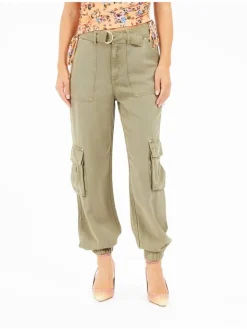 Guess Housut*housut Katrin LTMO Light moss khaki