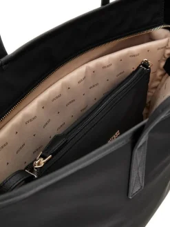 Guess Laukut Ja Kassit*laukku Bla Eco Gemma Large Tech Tote Bla Black