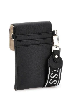 Guess Laukut Ja Kassit*laukku Bla Latona Flap Chit Chat Bla Black