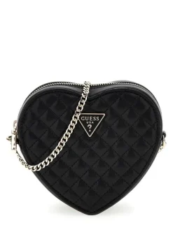 Guess Laukut Ja Kassit*laukku Bla Rianee Quilt Heart Bag Bla Black