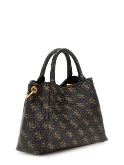 Guess Laukut Ja Kassit*laukku Bnl Emere Logo Mini Satchel Bnl Brown logo