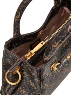 Guess Laukut Ja Kassit*laukku Bnl Emere Logo Mini Satchel Bnl Brown logo