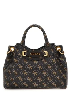 Guess Laukut Ja Kassit*laukku Bnl Emere Logo Mini Satchel Bnl Brown logo