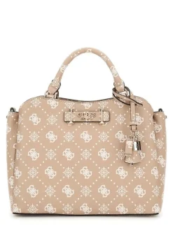 Guess Laukut Ja Kassit*laukku Bsg Silia Girlfreiend Satchel Bsg Biscotti logo