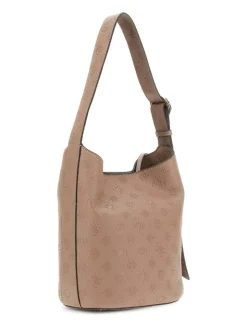 Guess Laukut Ja Kassit*laukku Dko Cresidia II Bucket Dko Dark Taupe Logo